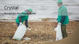  Presentation with german shepherd two young puppys - Slides enhanced with two young greenpeacers with big background and a light gray colored foreground