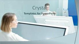  Presentation with database - Amazing slides having two-young-progressive-software-developers backdrop and a lemonade colored foreground