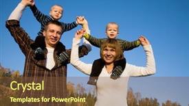  Presentation with german shepherd two young puppys - Audience pleasing theme consisting of two young sons of twin backdrop and a  colored foreground