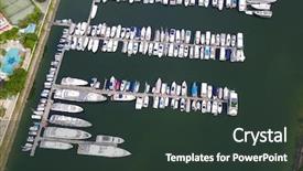  Presentation with hong kong - Amazing presentation theme having tyhoon - aerial view of typhoon shelter backdrop and a tawny brown colored foreground