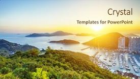  Presentation with hong kong - Audience pleasing presentation consisting of tyhoon - hong kong beautiful sunset aberdeen backdrop and a cream colored foreground