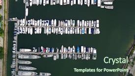  Presentation with typhoon - Amazing theme having tyhoon - hong kong typhoon shelter backdrop and a tawny brown colored foreground