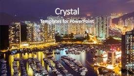  Presentation with typhoon - Presentation theme enhanced with tyhoon - typhoon shelter in hong kong background and a violet colored foreground