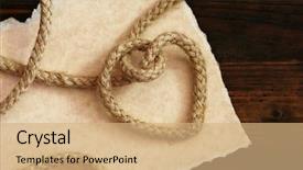  Presentation with parchment - Cool new theme with tying the knot' wedding invitation backdrop and a coral colored foreground