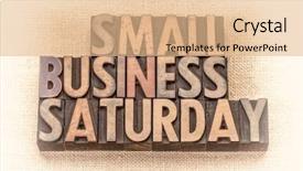  Presentation with business abstract - Presentation theme consisting of type against burlap canvas sepia background and a coral colored foreground