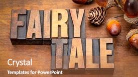 Presentation with fairy tale - Amazing presentation having type against grunge wooden board backdrop and a red colored foreground