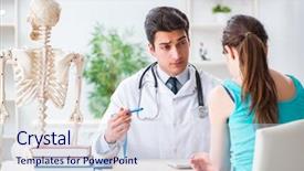  Presentation with injury - Slide set consisting of type of injury on skeleton background and a  colored foreground