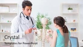  Presentation with skeleton - Cool new theme with type of injury on skeleton backdrop and a  colored foreground