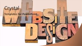  Presentation with wood type design - Beautiful slides featuring type printing blocks mixed font backdrop and a coral colored foreground