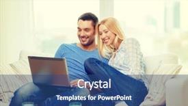  Presentation with computer love - Presentation featuring types families - love family technology internet background and a ocean colored foreground