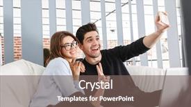  Presentation with movie theater loving couple - Amazing theme having home indoors using laptop computer backdrop and a tawny brown colored foreground