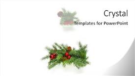  Presentation with alphabet - Beautiful theme featuring types tree - christmas letters alphabet or font backdrop and a white colored foreground