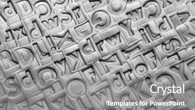  Presentation with modeling - Cool new presentation theme with typescript - old letterpress blocks background imprinted backdrop and a gray colored foreground