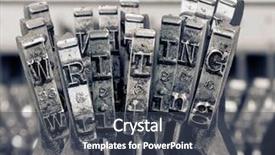  Presentation with keys - Cool new PPT layouts with typescript - word writing with old typwriter backdrop and a dark gray colored foreground