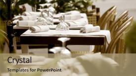  Presentation with paris france - Amazing theme having typical cafe terrace in paris backdrop and a coral colored foreground