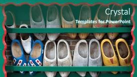  Presentation with old farm - Slide deck consisting of typical-dutch-image-of-old background and a ocean colored foreground