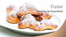  Presentation with easter - PPT layouts with typical-easter-pastry-called-jidasky background and a white colored foreground