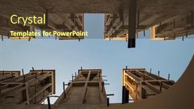  Presentation with towers - Slides consisting of typical-middle-eastern-wind-towers background and a tawny brown colored foreground