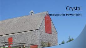  Presentation with barn - Amazing presentation having typical of the early 1900 backdrop and a teal colored foreground