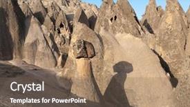 Presentation with cappadocia - Cool new slides with typical-rock-formation-at-twilight backdrop and a violet colored foreground