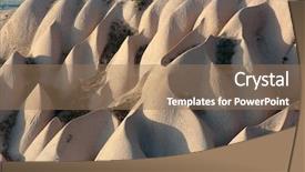  Presentation with cappadocia - Audience pleasing slides consisting of typical rock formations backdrop and a coral colored foreground