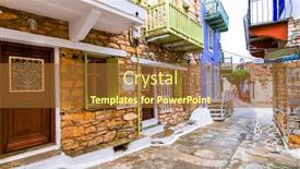  Presentation with traditional - Theme enhanced with typical-streets-of-old-traditional background and a tawny brown colored foreground