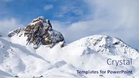  Presentation with january - Cool new presentation with typical swiss winter season landscape january 2011 switzerland backdrop and a sky blue colored foreground