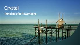  Presentation with resort - Cool new theme with typical trabocchi old fishing machine backdrop and a  colored foreground