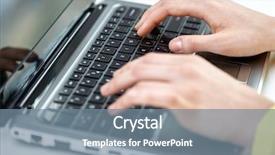  Presentation with school technology - PPT layouts enhanced with typing email - business technology school people background and a seafoam green colored foreground