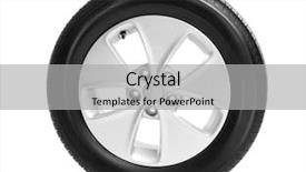  Presentation with car design - Amazing presentation having tyre design - car tire on white background backdrop and a  colored foreground