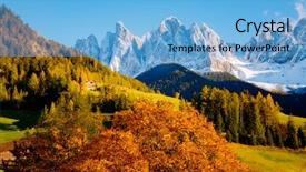  Presentation with iceland location famous place kirkjufellsfoss - PPT layouts having tyrol italy europe beauty world background and a light blue colored foreground