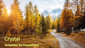  Presentation with scenic - Beautiful slides featuring tyrol italy europe great picture backdrop and a tawny brown colored foreground