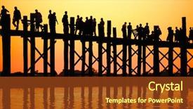  Presentation with myanmar mote lone yay paw - Presentation consisting of u-bein bridge in mandalay background and a  colored foreground