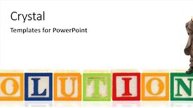  Presentation with solutions - Audience pleasing slides consisting of old girl in a baggy backdrop and a white colored foreground