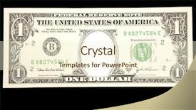  Presentation with space junk - Slides featuring u s dollar with space background and a cream colored foreground