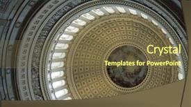  Presentation with capitol - Cool new slides with u s flag - u s capitol washington d backdrop and a tawny brown colored foreground