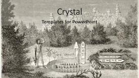  Presentation with old - Audience pleasing theme consisting of u s history - old illustration of zuni altar backdrop and a light gray colored foreground