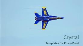  Presentation with vapor - Amazing slides having u-s-navy-blue-angel backdrop and a light blue colored foreground