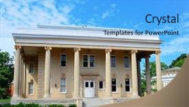  Presentation with navy - Presentation theme featuring u s navy supply corps background and a light blue colored foreground