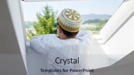  Presentation with arab - Cool new slides with uae clothing - happy arab boys backdrop and a light gray colored foreground