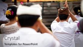  Presentation with bali temple - 