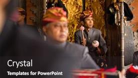  Presentation with queen - Slide set with ubud-bali-indonesia-nov-1 background and a dark gray colored foreground