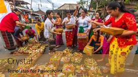  Presentation with now - Cool new PPT theme with ubud-bali-mar-8-2016 backdrop and a gold colored foreground