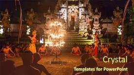  Presentation with hindu - Audience pleasing theme consisting of ubud-indonesia-august-8-2016 backdrop and a tawny brown colored foreground