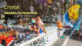  Presentation with tourism culture - Slide deck consisting of ubud-indonesia-feb-26-2016 background and a tawny brown colored foreground