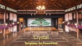  Presentation with kabuki - Cool new presentation theme with uchiko-japan-december-4-2012 backdrop and a tawny brown colored foreground