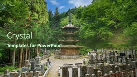  Presentation with japan - Slide deck with ueda-japan-at-anraku-ji and a tawny brown colored foreground