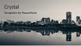  Presentation with tokyo - Audience pleasing presentation design consisting of ueno park panorama in tokyo backdrop and a  colored foreground