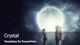  Presentation with space suit - Slide deck enhanced with ufo - scientists designing space suit mixed background and a wine colored foreground