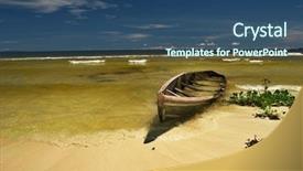  Presentation with lake fish - Slide deck consisting of lake victoria background and a ocean colored foreground